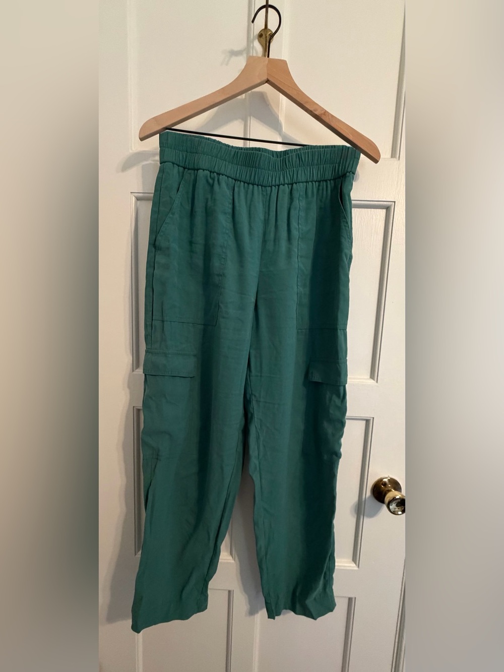 a new day green cargo tapered pants
